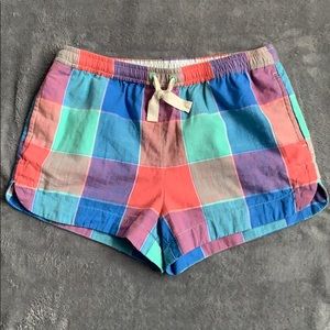 Crewcuts girls plaid shorts